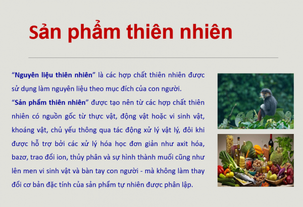 Xây dựng bộ TCCS cho các sản phẩm thiên nhiên - vai trò Hội khoa học các sản phẩm thiên nhiên Việt Nam